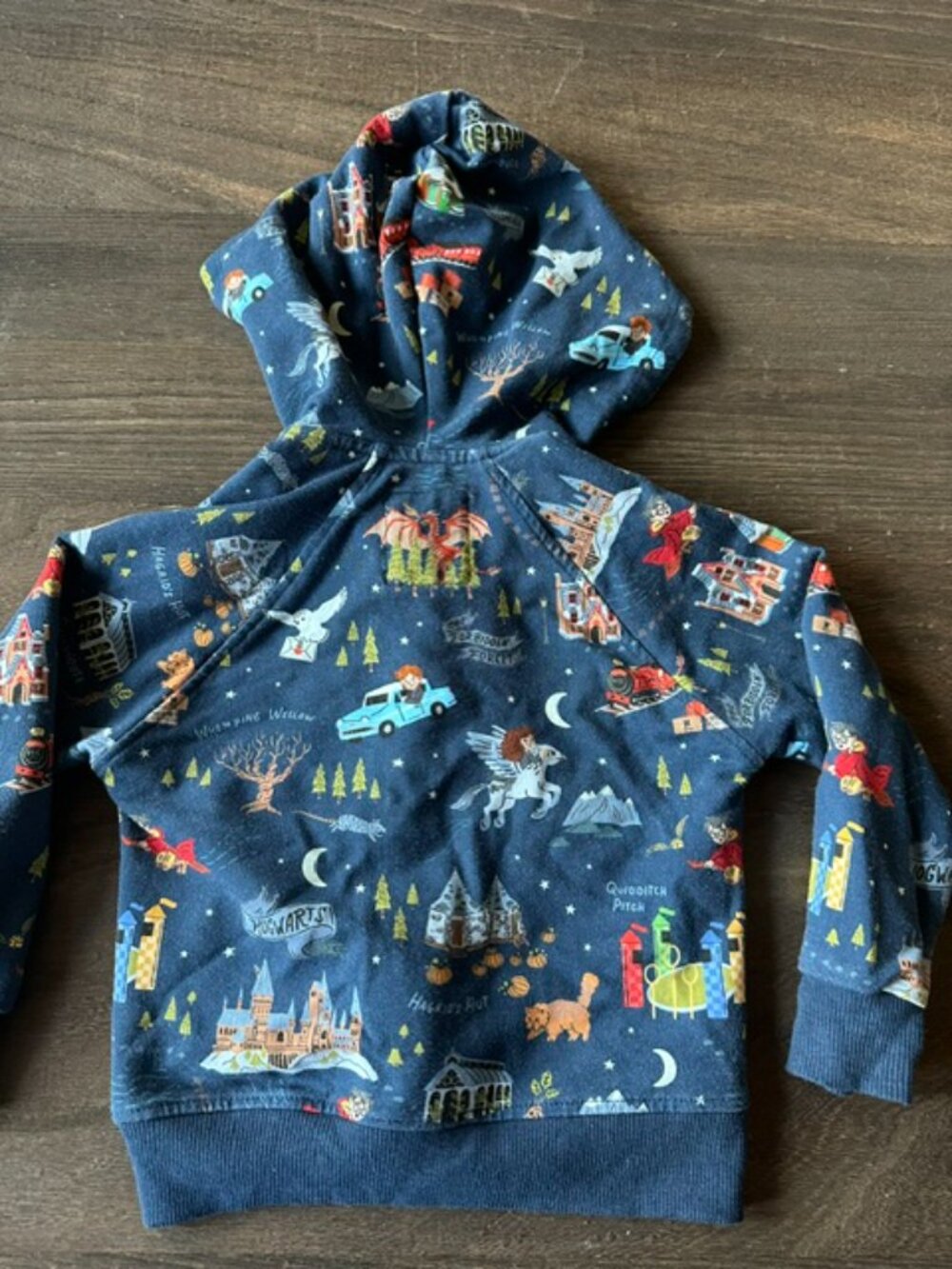 Little Sleepies Harry Potter Zip Front Hoodie Jacket - Picture 7 of 8